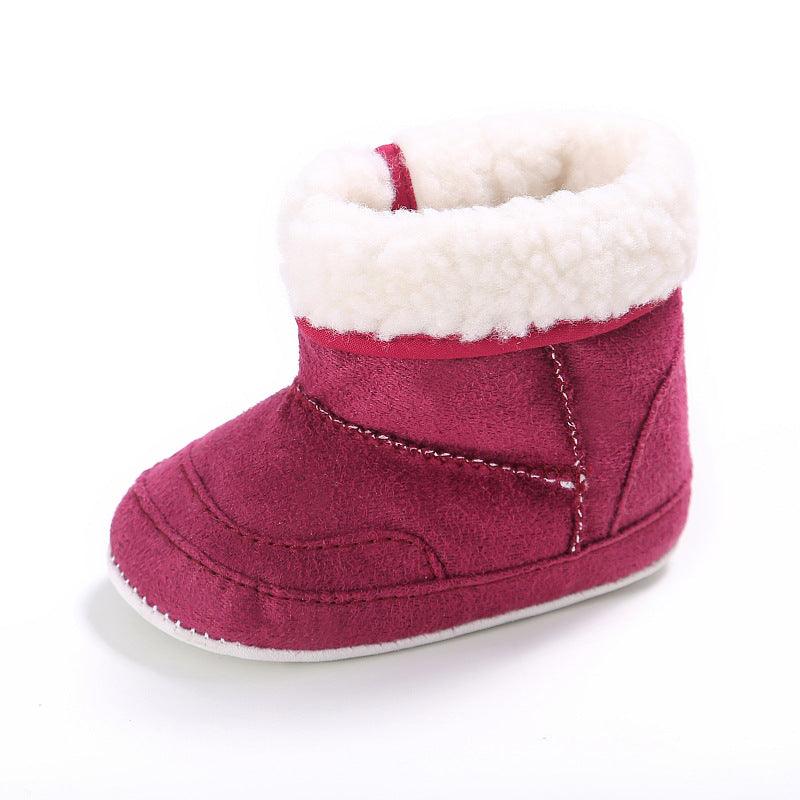Newborn Baby Girls First Walkers Shoes Infant Toddler Soft Rubber Soled Anti - slip Boots Booties - Amazitshop