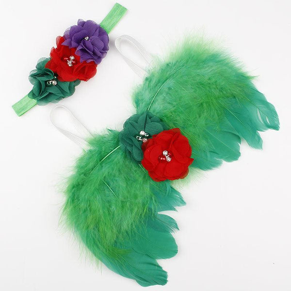 Newborn Photography Accessories Angel Wing Baby Photo Props Handmade Costumes For Infants Fotografia Crochet Costumes For Baby - Amazitshop