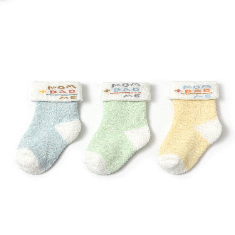 Newborn Socks Winter 0 - 3 - 6 Months Baby - Amazitshop