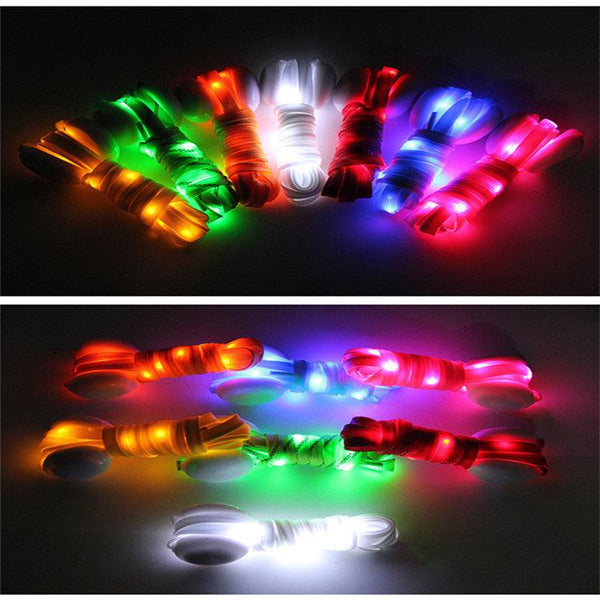 Night Running LED Luminous Flat Shoelaces - Amazitshop