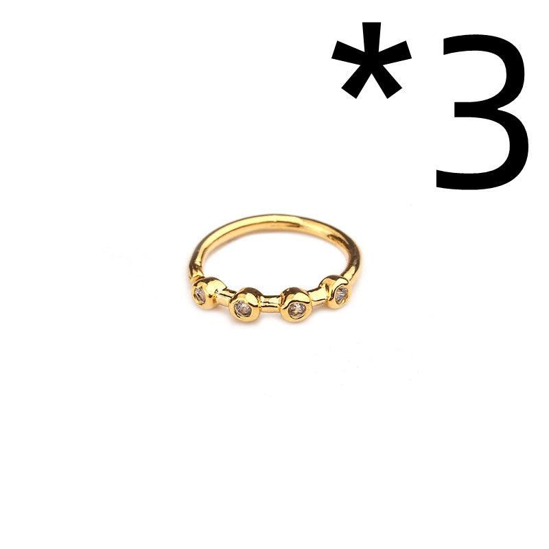 Nose Piercing Body Jewelry Ring Tiny Flower Helix - Amazitshop