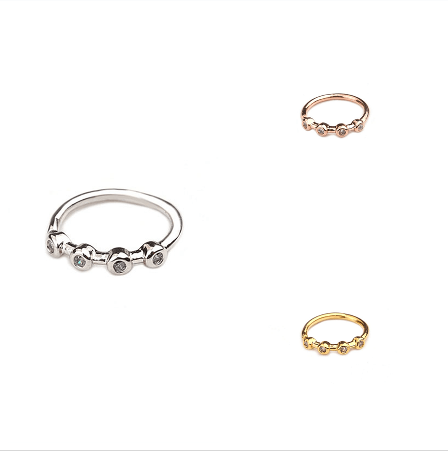 Nose Piercing Body Jewelry Ring Tiny Flower Helix - Amazitshop