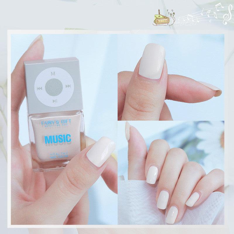 Odorless, Baking - free Nail Polish, Non - peelable Oily Nail Polish, Cherry Color Nail Polish - Amazitshop