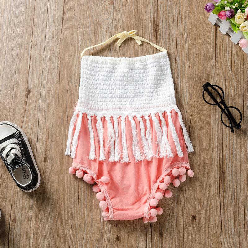 One - piece Harness Sleeveless Triangle Climbing Outfit - Amazitshop