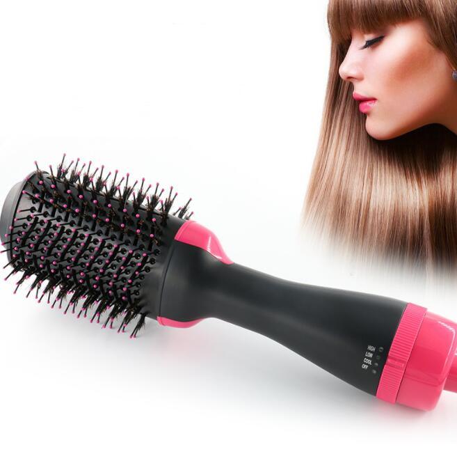 One - Step Electric Hair Dryer Comb Multifunctional Comb Straightener Hair Curling - Amazitshop