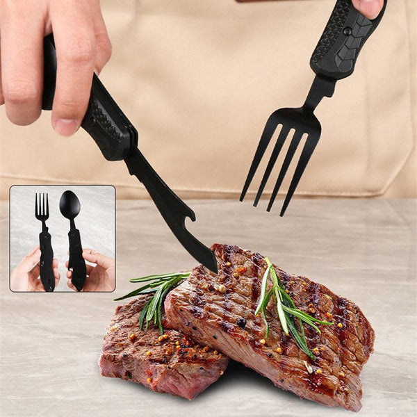 Outdoor Folding Dining Knife And Fork - Amazitshop