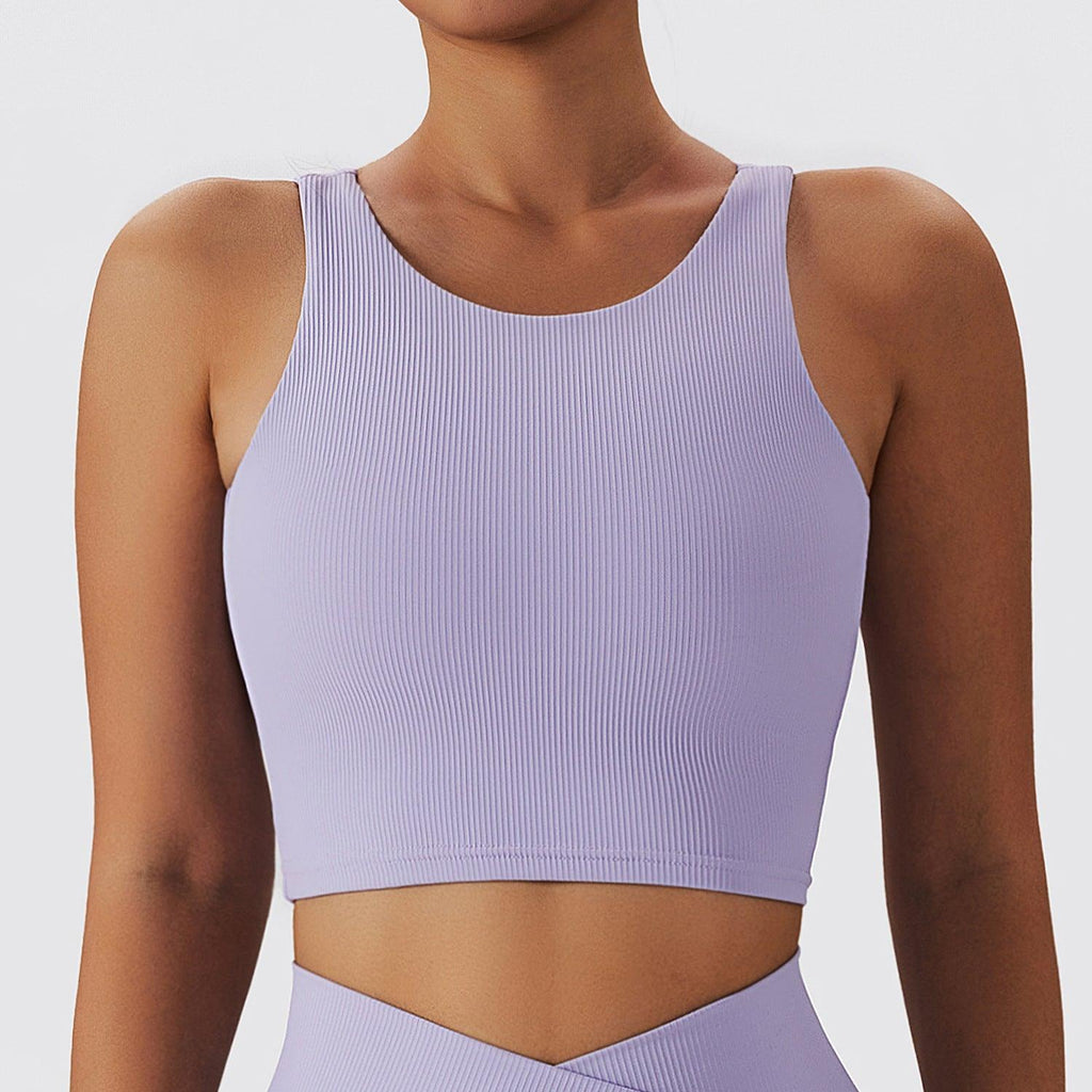 Outdoor Running Sports Bra Quick Dry Breathable Fitness Wear Tops For Women - Amazitshop