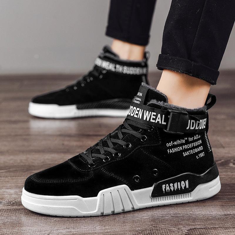 Outdoor simple Shoes Men Breathable CasualComfortable Shoes Men Comfortable High - Top Men Sneakers - Amazitshop