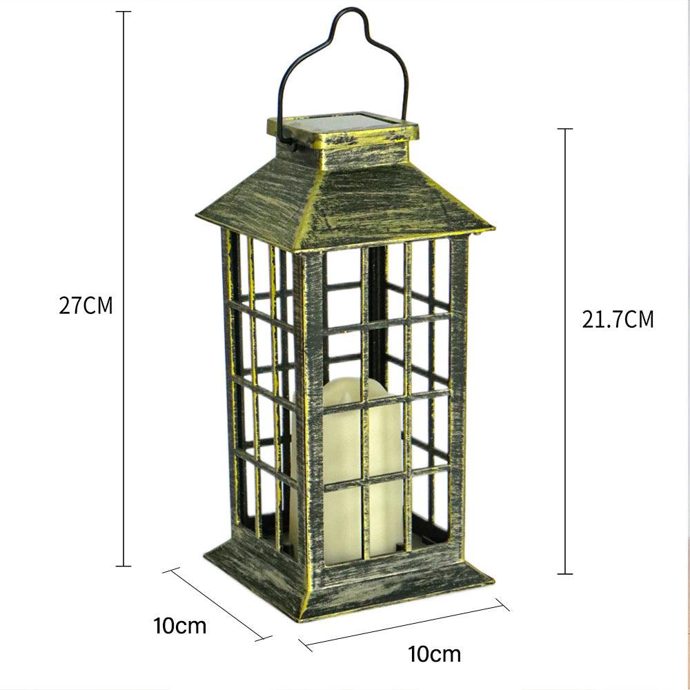 Outdoor Solar Palace Lamp Retro Courtyard Garden Landscape Decoration - Amazitshop