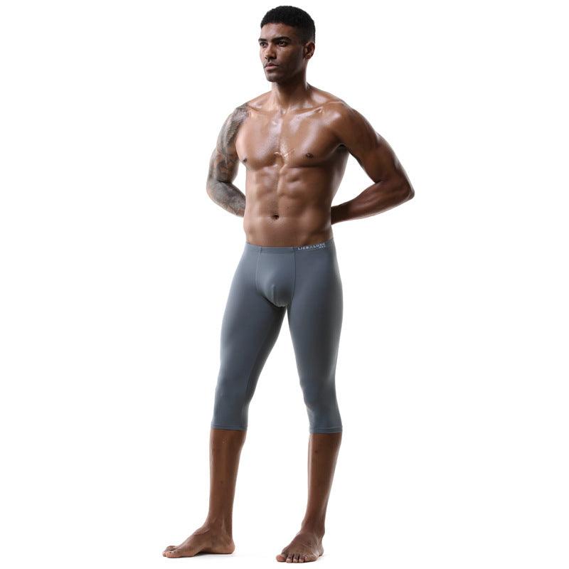 Over - the - knee Midriff Gym And Running Exercise Bottoms - Amazitshop
