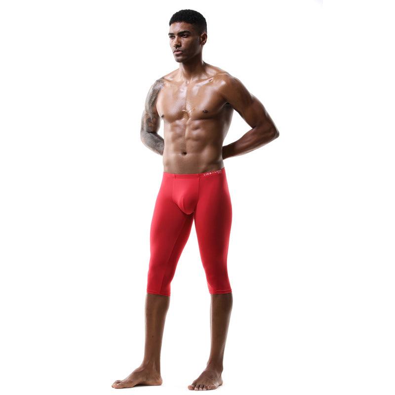 Over - the - knee Midriff Gym And Running Exercise Bottoms - Amazitshop