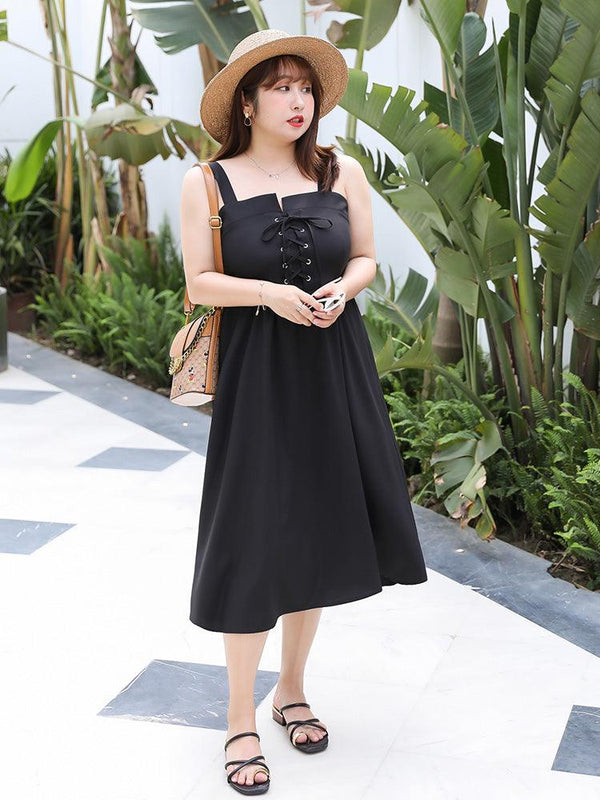 Oversized suspender dress - Amazitshop