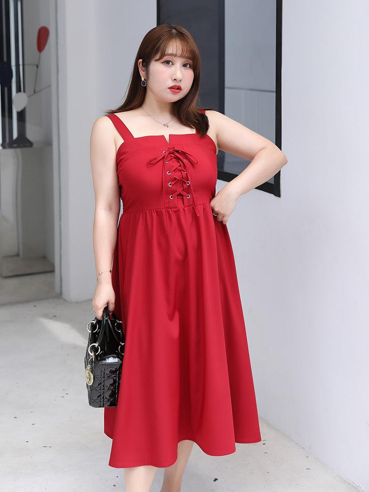 Oversized suspender dress - Amazitshop