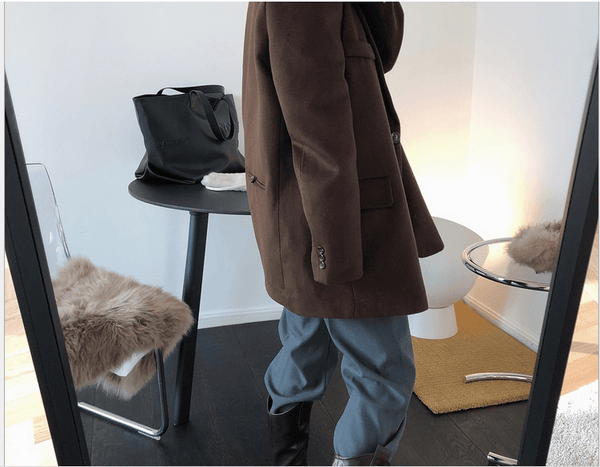 Oversized wool blazer - Amazitshop