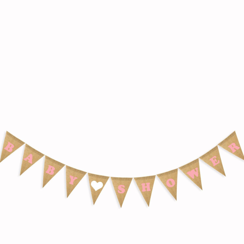 Party decoration linen pennants - Amazitshop