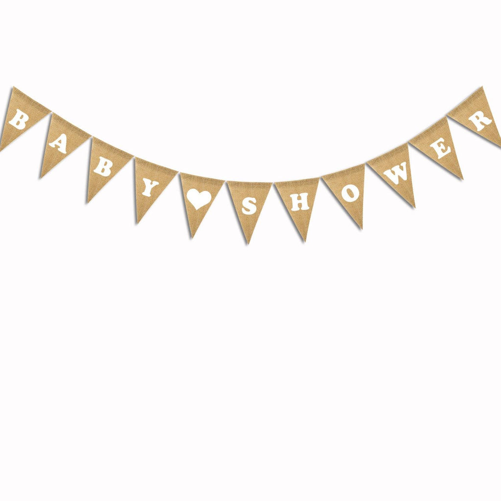 Party decoration linen pennants - Amazitshop