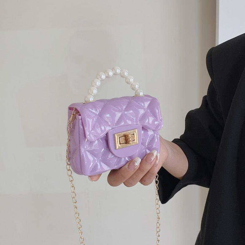 Pearl Hand One - shoulder Crossbody Chain Children's Bags - Amazitshop