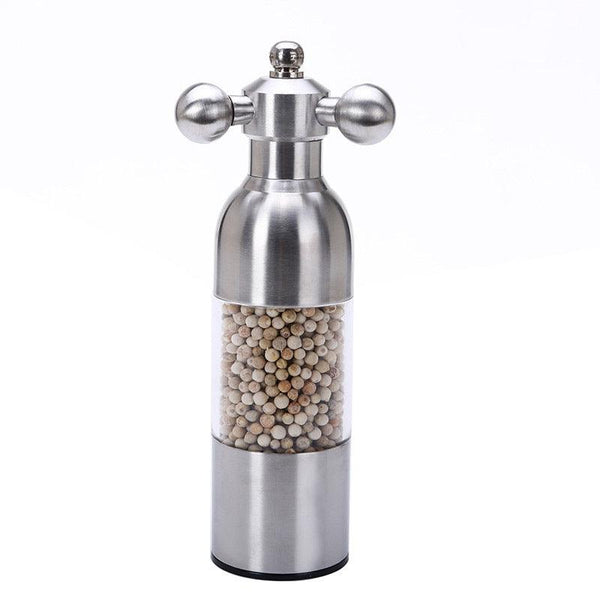 Pepper Mill Gadgets Pepper and Salt Grinder Grinding 4 Color Garlic Grinding Spice Grinder Kitchen Creative Tools BBQ Accessory - Amazitshop