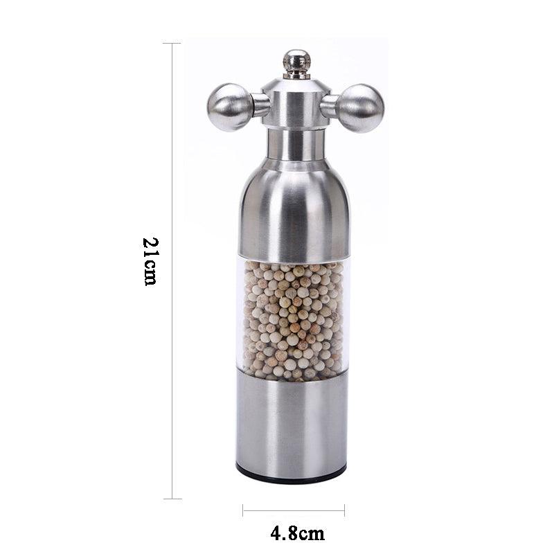 Pepper Mill Gadgets Pepper and Salt Grinder Grinding 4 Color Garlic Grinding Spice Grinder Kitchen Creative Tools BBQ Accessory - Amazitshop