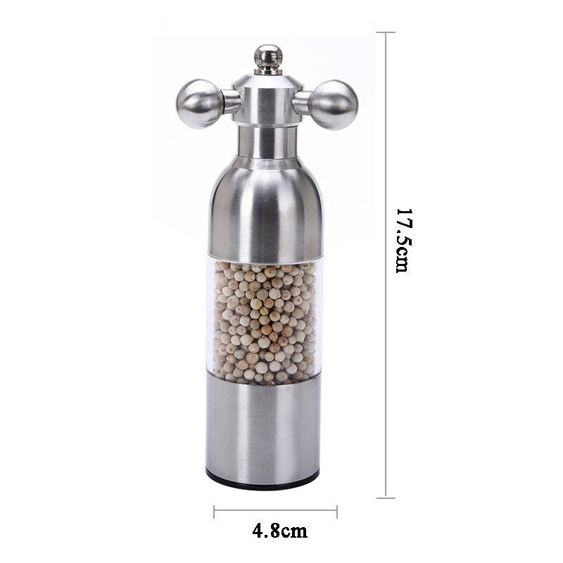 Pepper Mill Gadgets Pepper and Salt Grinder Grinding 4 Color Garlic Grinding Spice Grinder Kitchen Creative Tools BBQ Accessory - Amazitshop