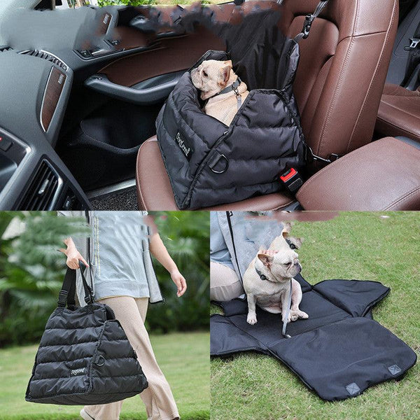 Pet Car Bag Car Front And Rear Seat Dog Car Pad Multi - functional Anti Splash Autumn And Winter Pet Bag - Amazitshop