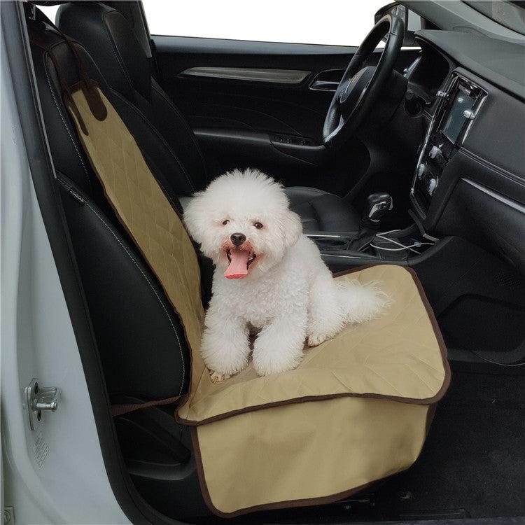 Pet Car Front Seat Cover Protector Waterproof Back Bench Seat Interior Travel Accessories Car Seat Covers Mat With Safety Belt - Amazitshop