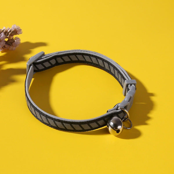 Pet Collars Reflective Plastic Buckle Outdoor Pet - Walking Cat Collars Dog Collars - Amazitshop