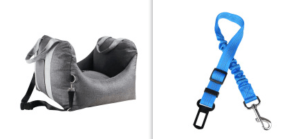 Pet Dog Car Carrier Seat Waterproof Basket Portable Car Seat Safety Travelling Mesh Hanging Bags Breathable Beds & Sofas - Amazitshop