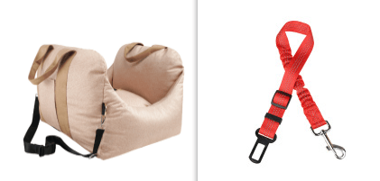 Pet Dog Car Carrier Seat Waterproof Basket Portable Car Seat Safety Travelling Mesh Hanging Bags Breathable Beds & Sofas - Amazitshop