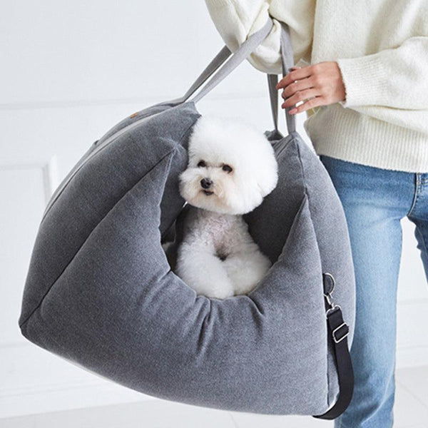 Pet Dog Car Carrier Seat Waterproof Basket Portable Car Seat Safety Travelling Mesh Hanging Bags Breathable Beds & Sofas - Amazitshop