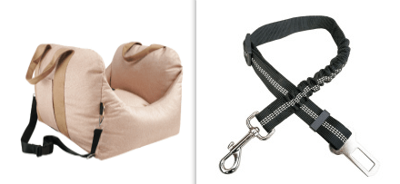 Pet Dog Car Carrier Seat Waterproof Basket Portable Car Seat Safety Travelling Mesh Hanging Bags Breathable Beds & Sofas - Amazitshop