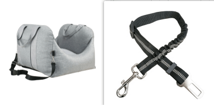 Pet Dog Car Carrier Seat Waterproof Basket Portable Car Seat Safety Travelling Mesh Hanging Bags Breathable Beds & Sofas - Amazitshop