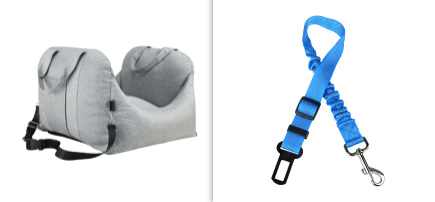 Pet Dog Car Carrier Seat Waterproof Basket Portable Car Seat Safety Travelling Mesh Hanging Bags Breathable Beds & Sofas - Amazitshop