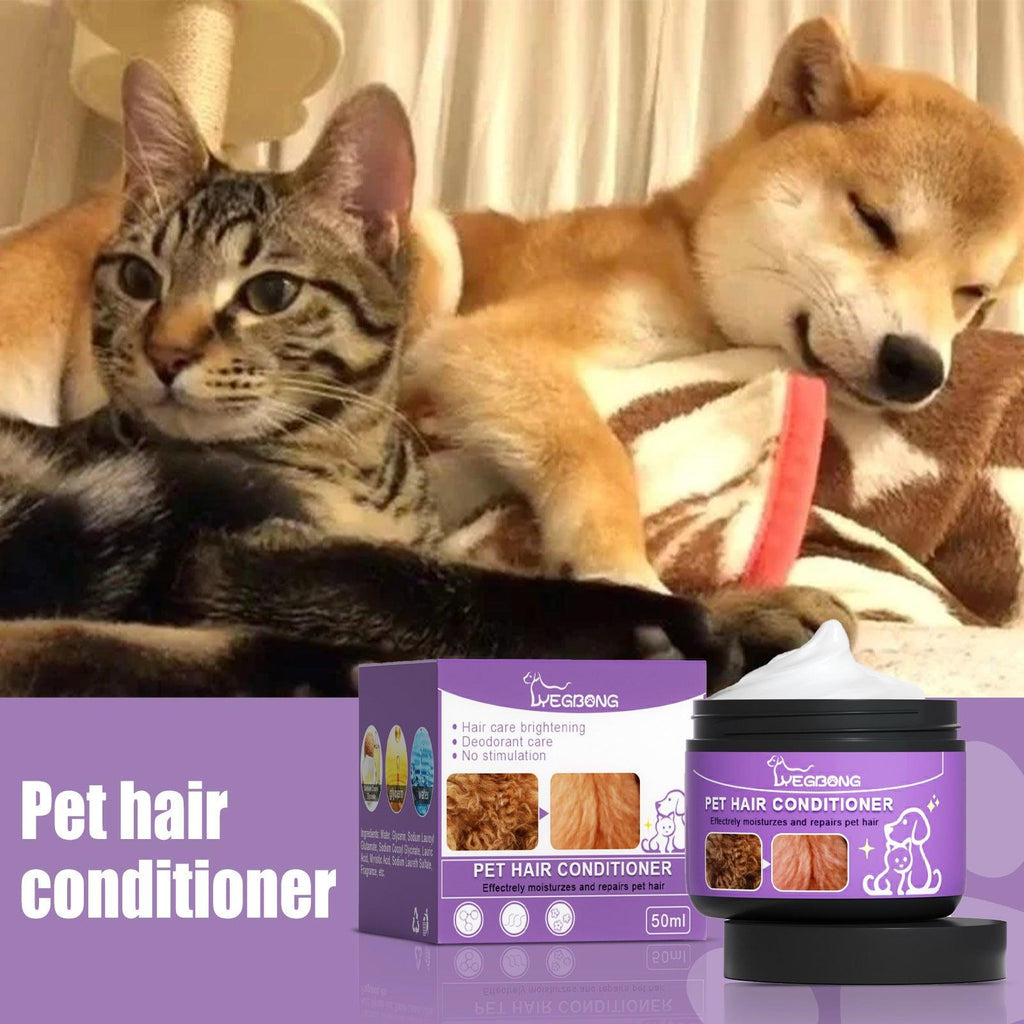Pet Hair Cleaning Care Fluffy, Soft And Unknotted Pet Hair Cream - Amazitshop