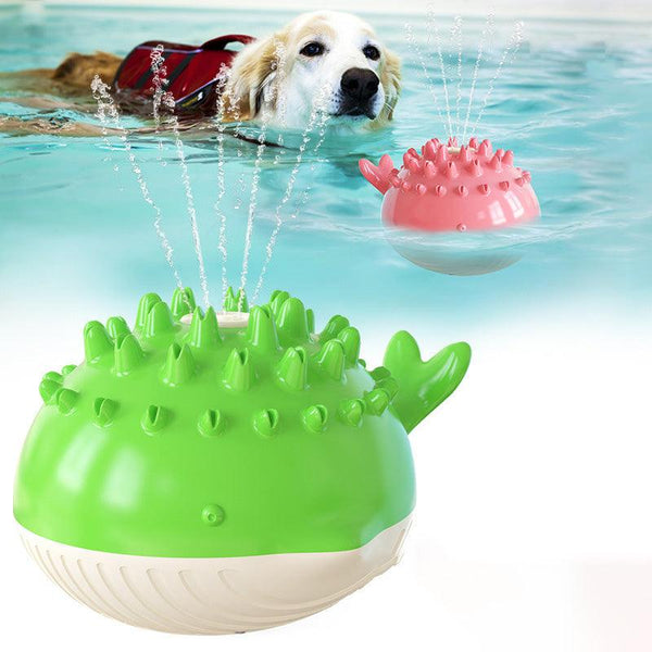 Pets Supplies Factory Amazon Hot Summer Electric Water Floating Swimming Pet Bathing Water Spray Dog Toy - Amazitshop