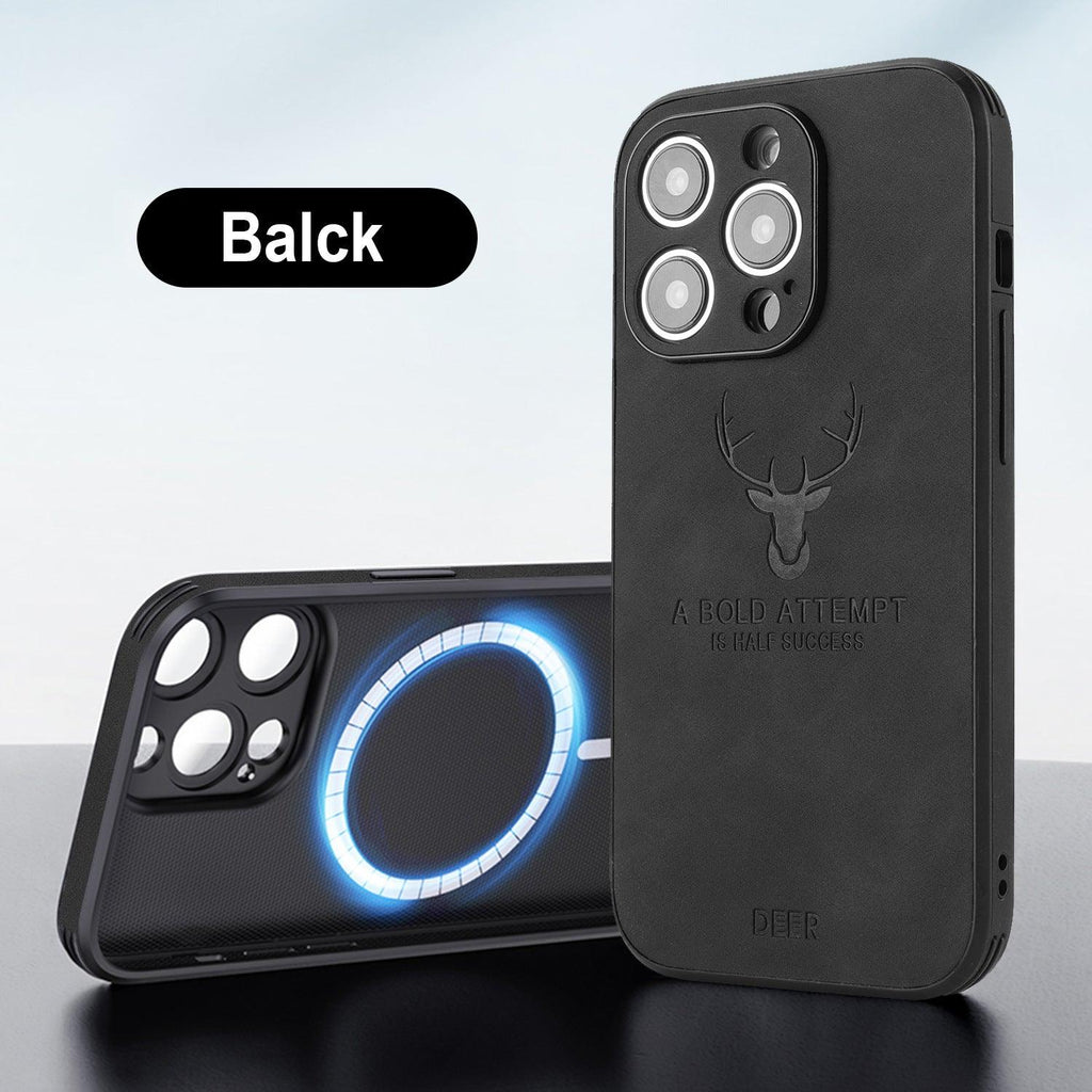 Phone Case Deer Head Built - in Magnetic Drop - resistant Protective Cover - Amazitshop