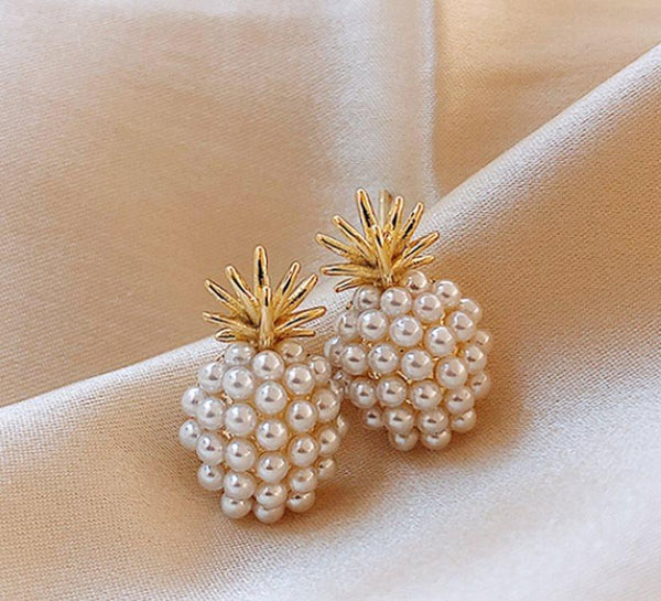 Pineapple Starfish Pearl Earrings - Amazitshop
