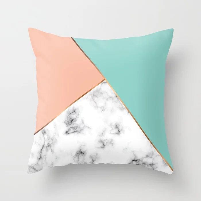 Pink Geometric Abstract Decorative Pillows Case - Amazitshop
