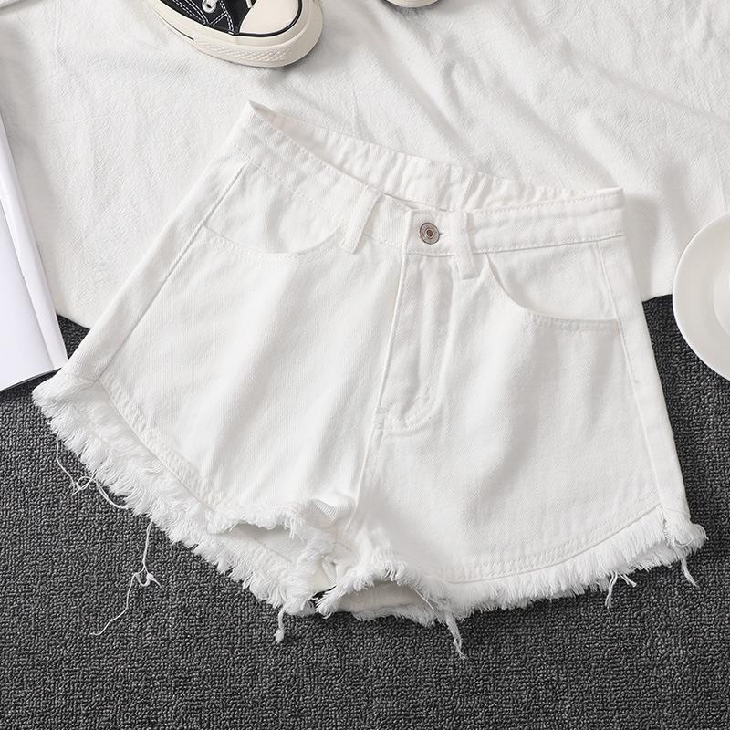 Pink High Waisted Denim Shorts For Women In Spring And Summer - Amazitshop