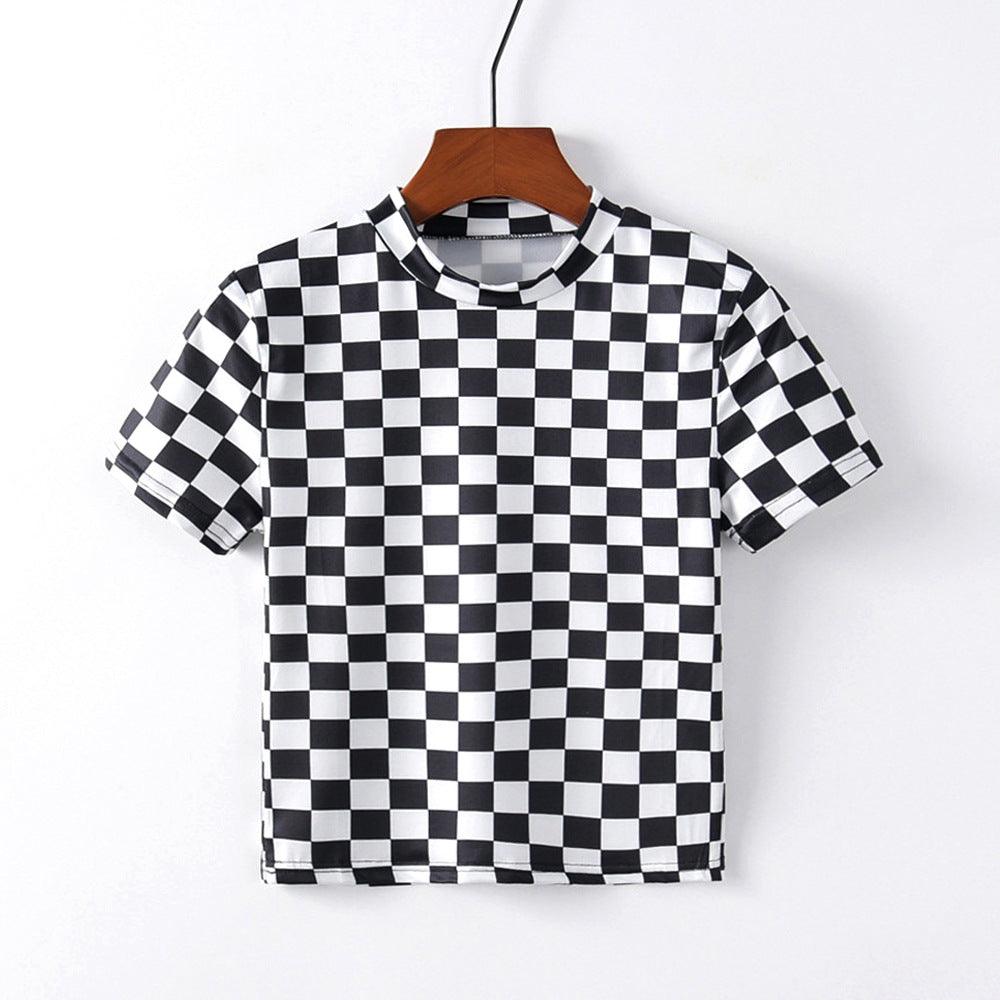 Plaid print top - Amazitshop