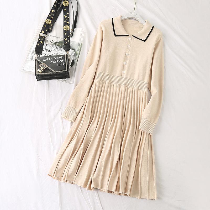 Plus fat long sweater dress - Amazitshop