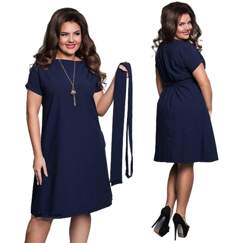 Plus size dress for women big size ladies clothing - Amazitshop