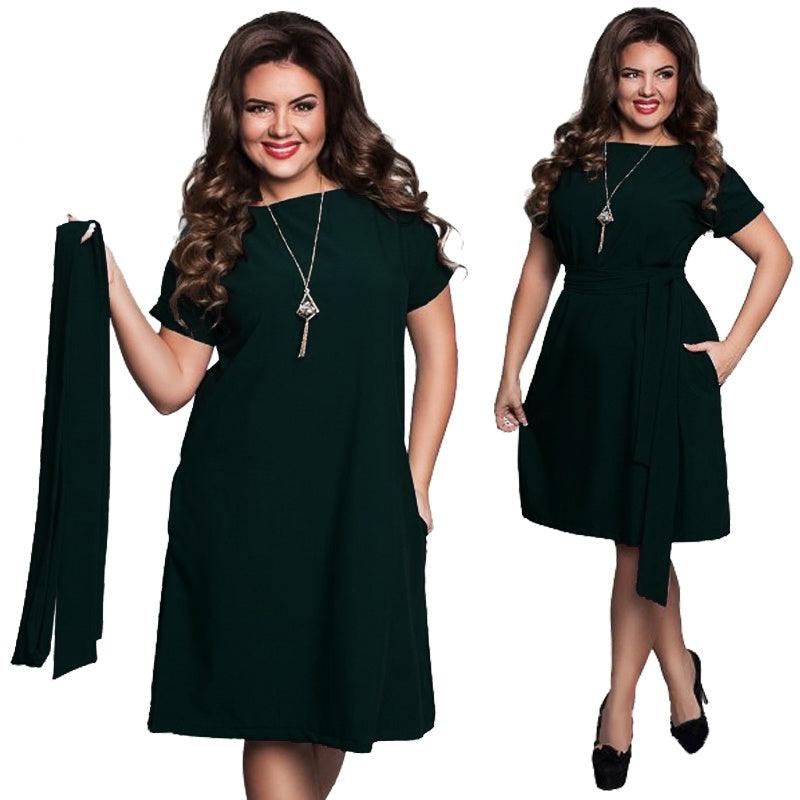 Plus size dress for women big size ladies clothing - Amazitshop