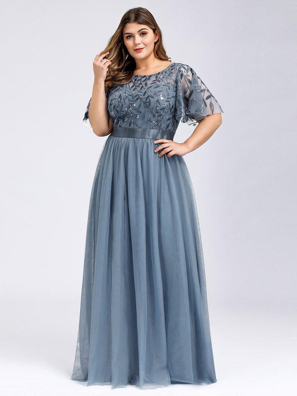 Plus Size Fat Girl Sister Group Bridesmaid Dress - Amazitshop