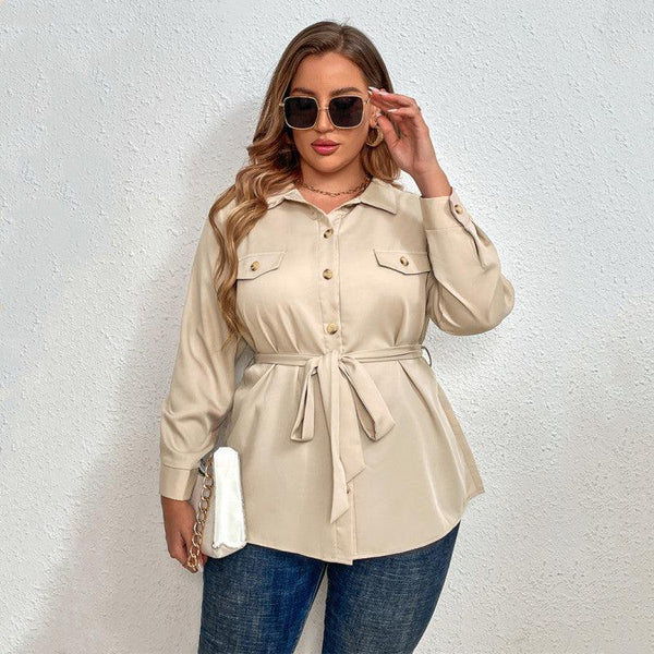 Plus Size Fat Women Blouse Shirt Ladies Tops - Amazitshop