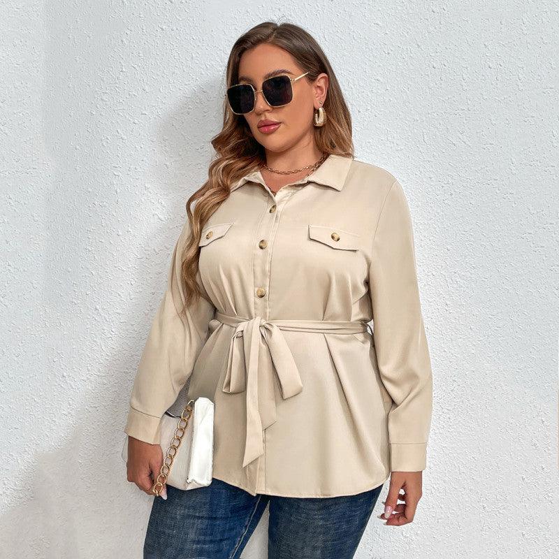 Plus Size Fat Women Blouse Shirt Ladies Tops - Amazitshop