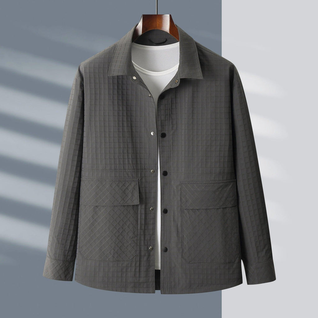 Plus Size Spring And Summer New Loose Casual Plaid Shirt Coat - Amazitshop