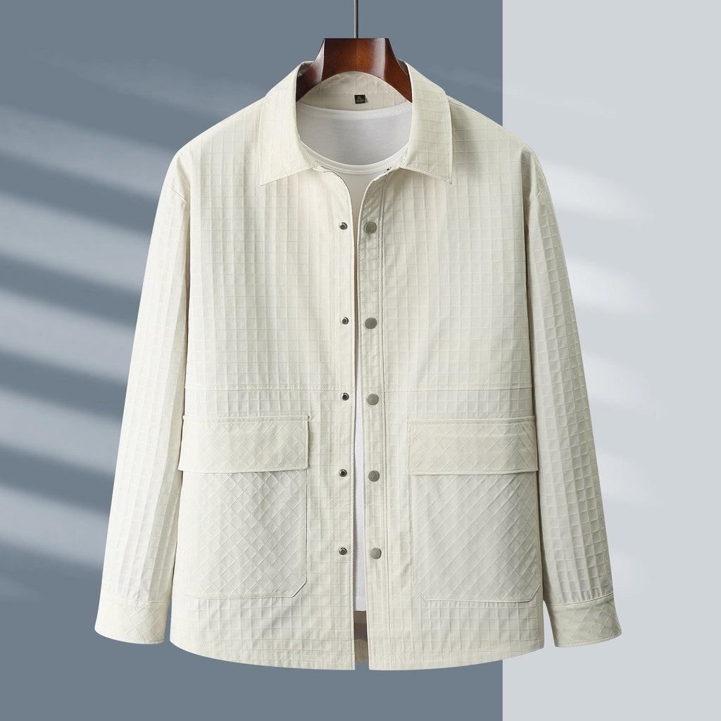 Plus Size Spring And Summer New Loose Casual Plaid Shirt Coat - Amazitshop