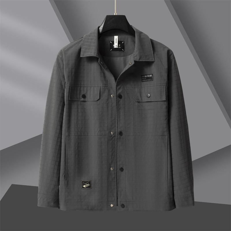 Plus - sized Size Plaid Jacket For Men - Amazitshop