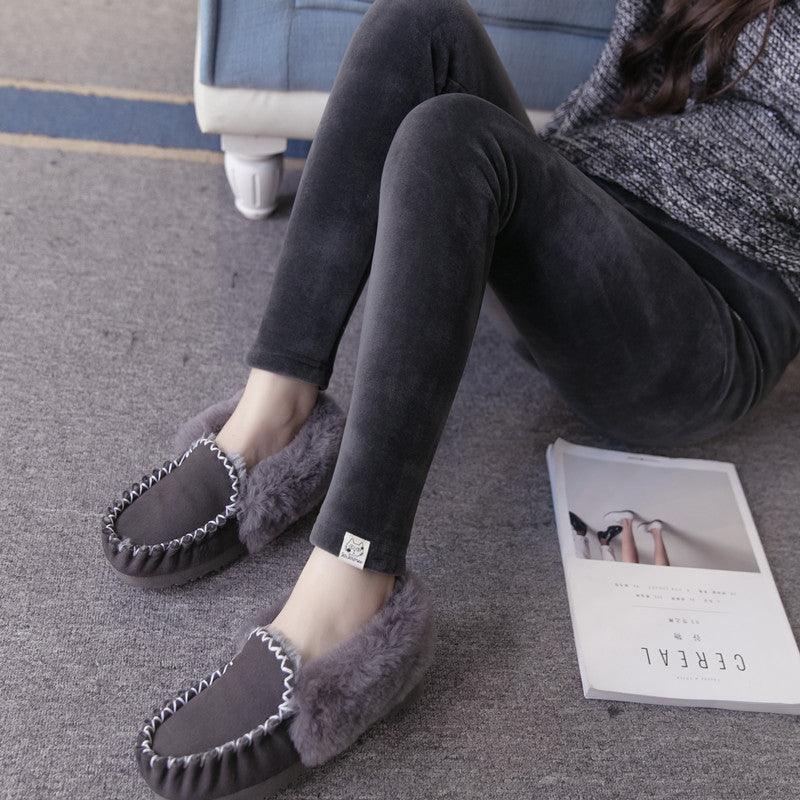 Plus velvet thick maternity pants - Amazitshop